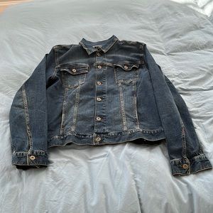 Means Large Denim Trucker Jacket